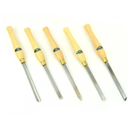 5 Pieces Carbon Steel Woodturning Set